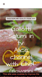 Mobile Screenshot of gallottisalumi.it